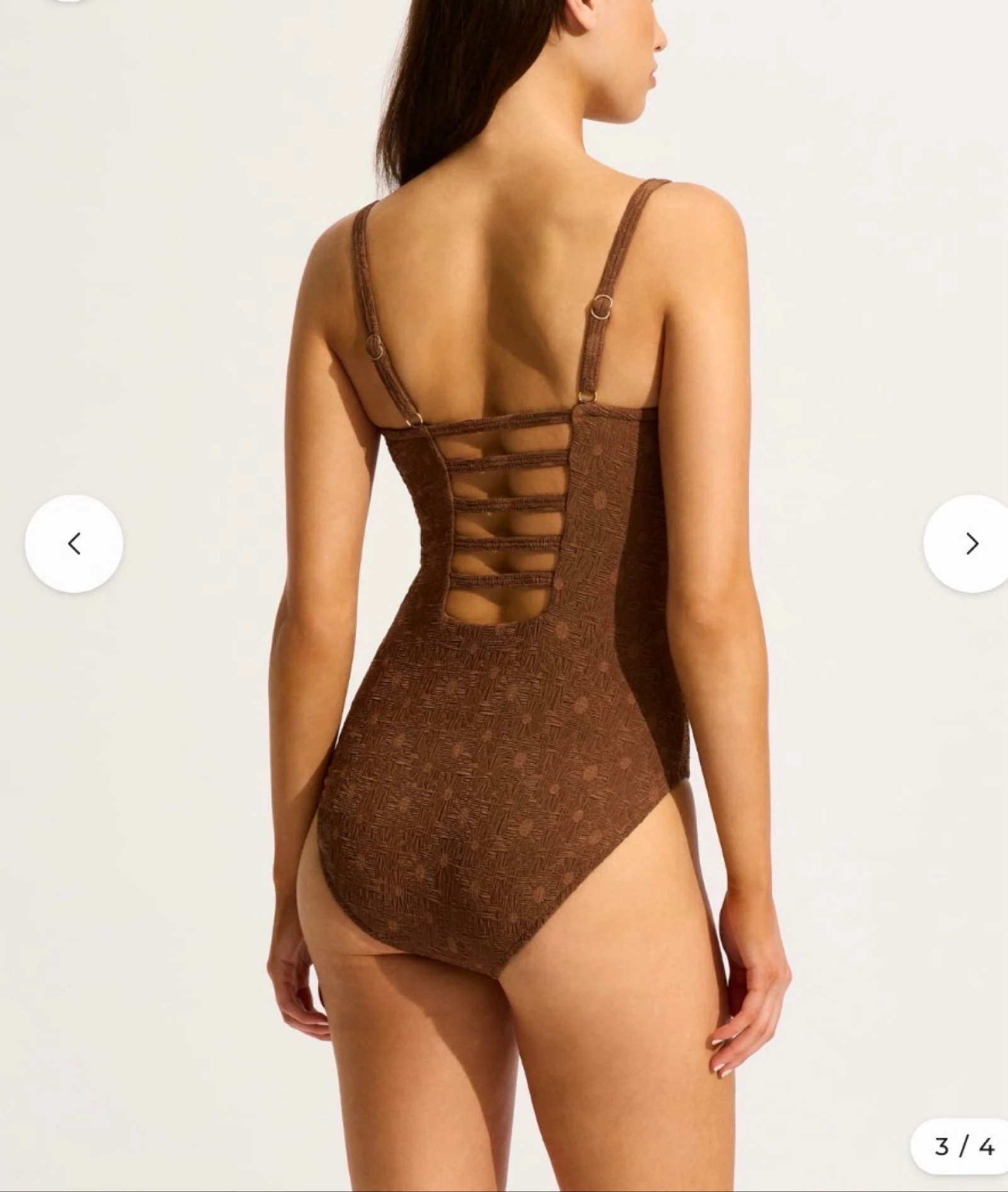 Seafolly One-Piece Swimsuit - Marloe Style - Size FR 44 – photo 4